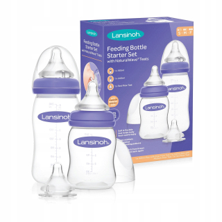 Lansinoh sada fliaš 240 ml + 160 ml